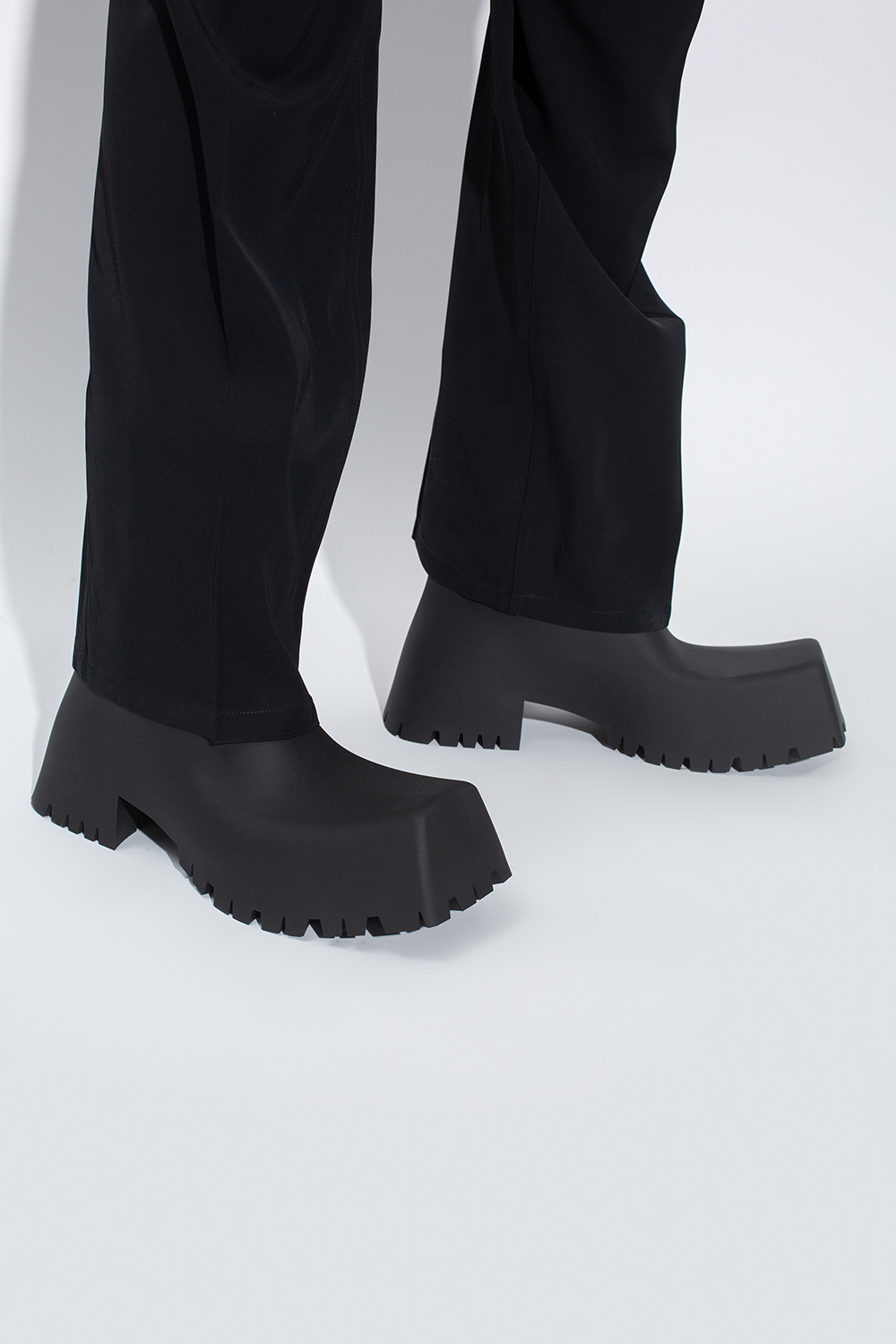 Black 'Trooper' rain boots Balenciaga - Vitkac GB